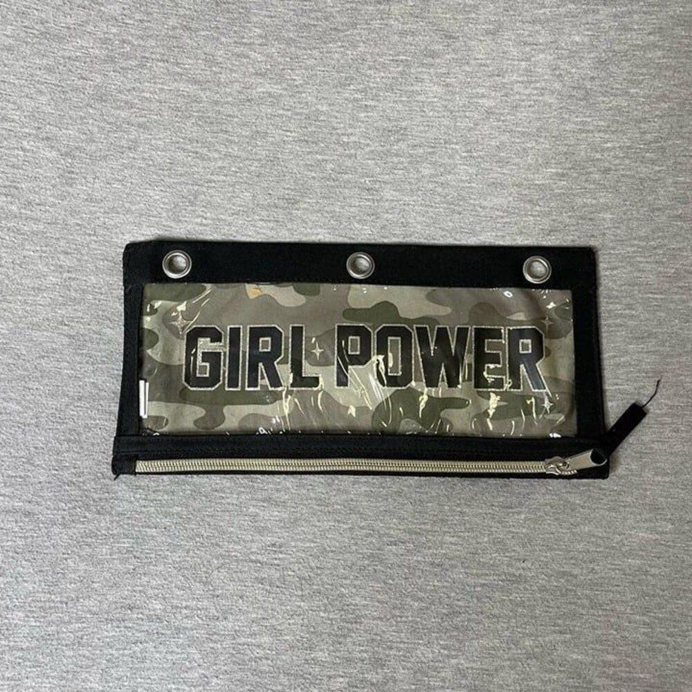 The Children's Place Girl's Camo Power Pencil Case Pouch 11”